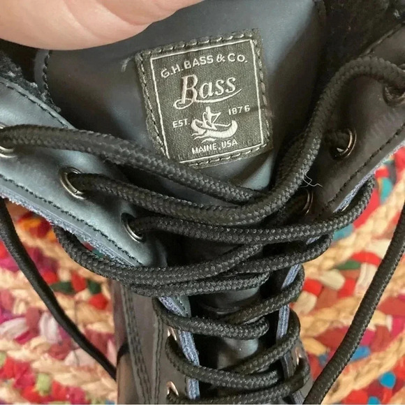 G.H. Bass & Co. black leather duck boots - Picture 6 of 7